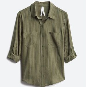 Liverpool Texture Button Down Olive